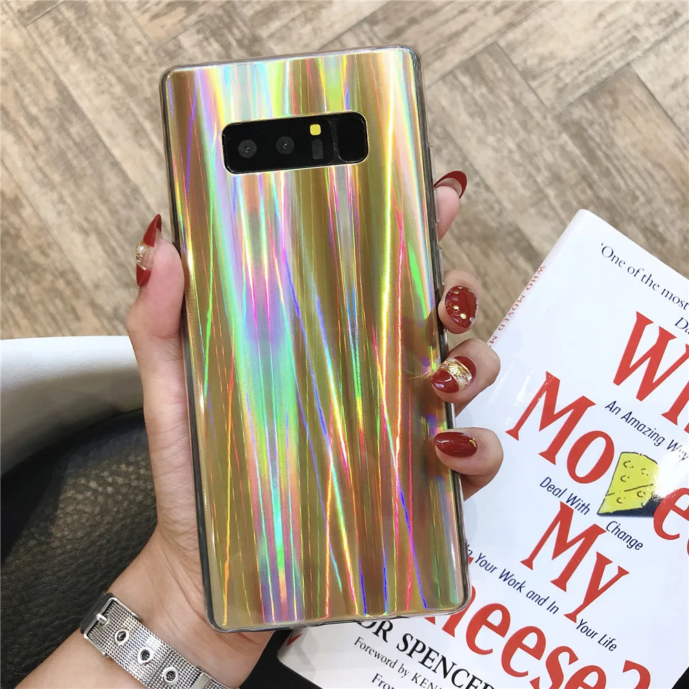 Модные чехлы для samsung Galaxy A5 A7 A6 J2 J5 J7 премьер Pro Чехол прохладный Аврора Сияющий