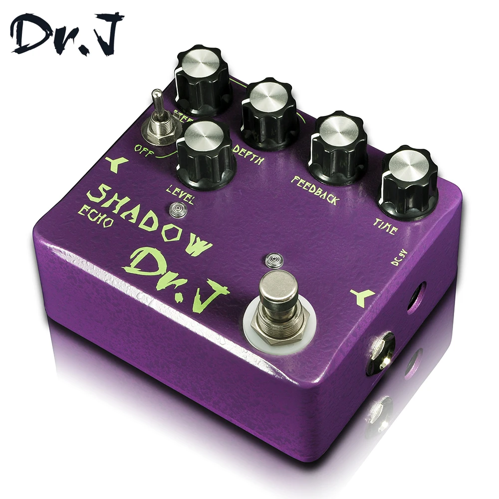 Dr. J D54 Stompbox эхо ручной работы аналоговый задержки гитары педаль эффектов Правда