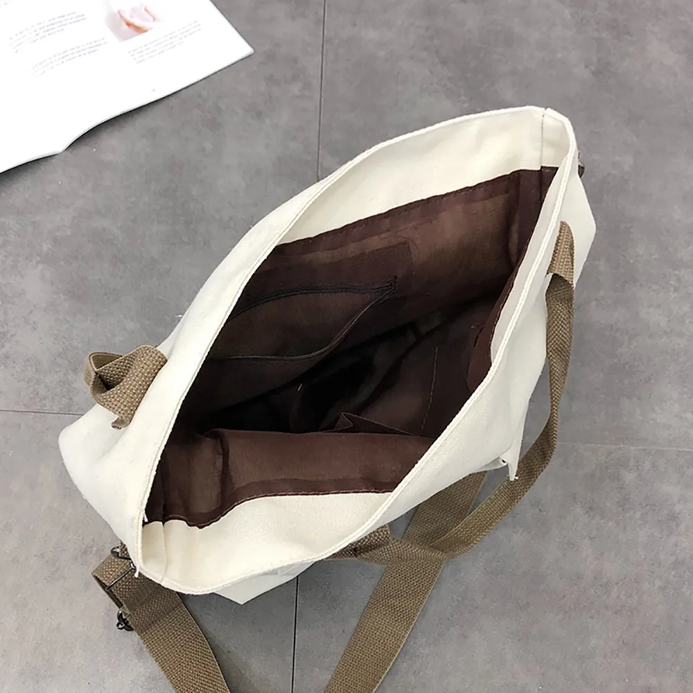 Женские сумки литературные простые парусиновые через плечо женские женская