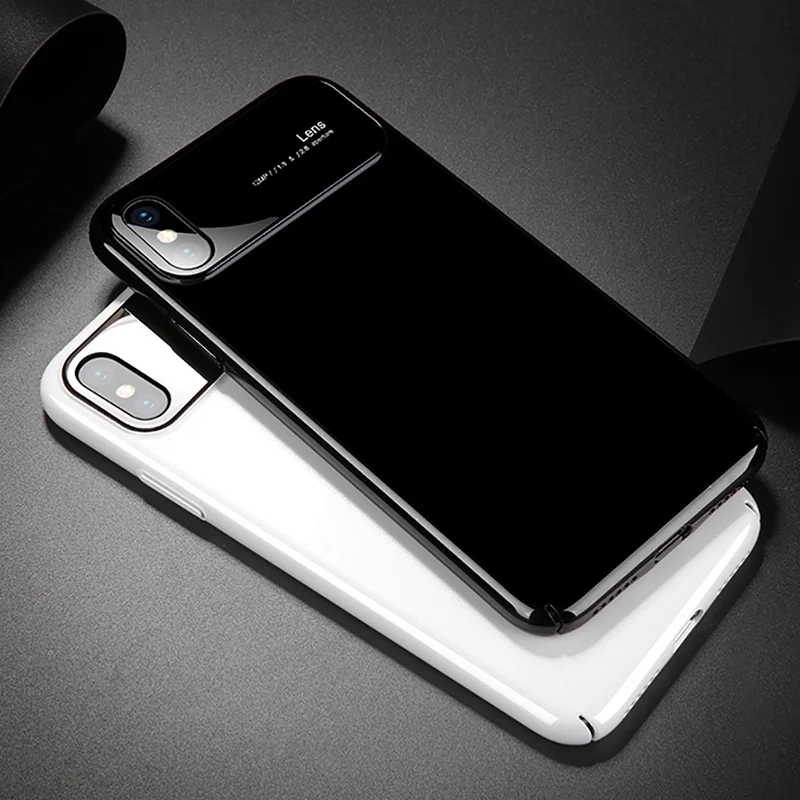 LuckGuard тонкий гладкий зеркальный чехол для iPhone X 8 7 6s Plus Роскошный Жесткий матовый