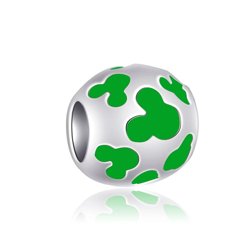 Зеленый стиль полый кристалл звезда эльф сердце любовь сглаза бусины Минни