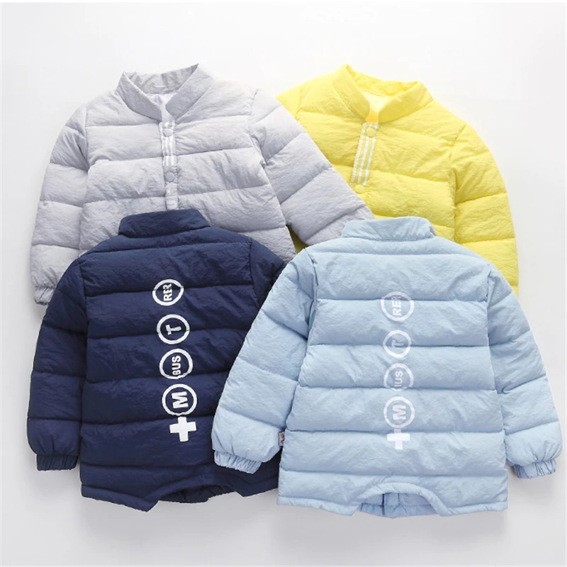 Коллекция 2018 года осенне зимняя детская одежда Детский пуховик теплые парки для
