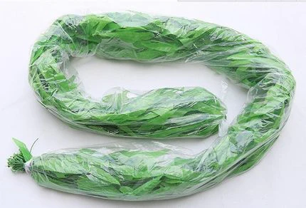 1 lot 50 шт./лот поддельные зеленая ива искусственная лоза зеленые листья бамбука Львы виноградные листья для дом гостиница офис Декор для свадеб и садов - Цвет: 1 lot