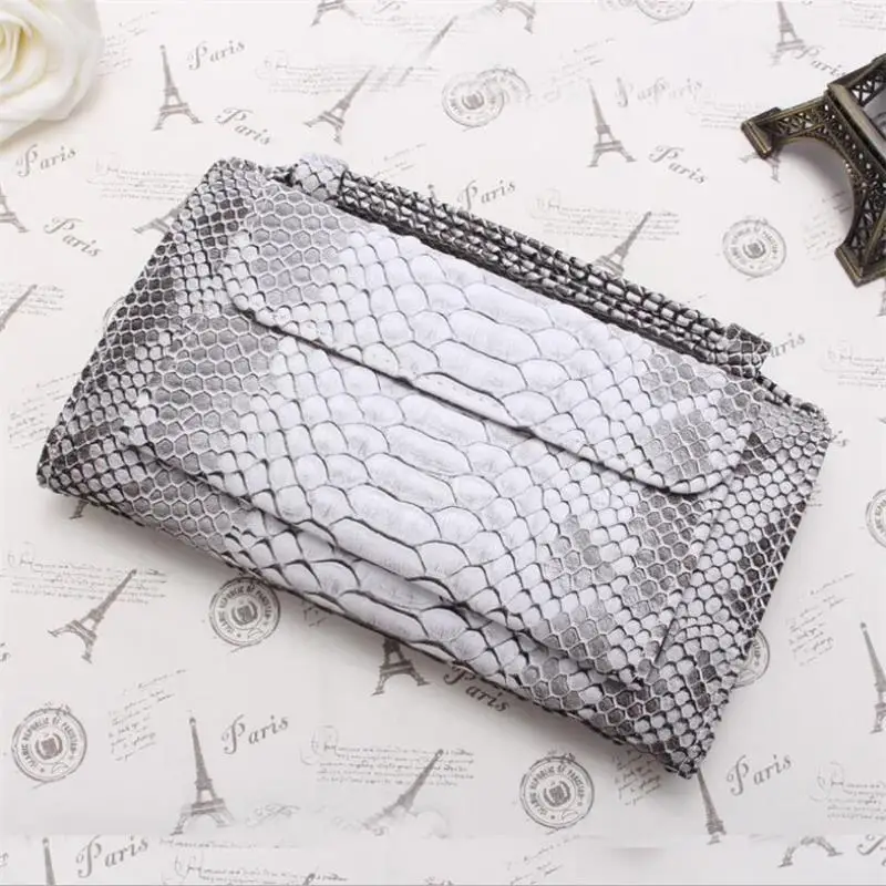 Модный роскошный клатч из воловьей кожи сумка через плечо с маленьким