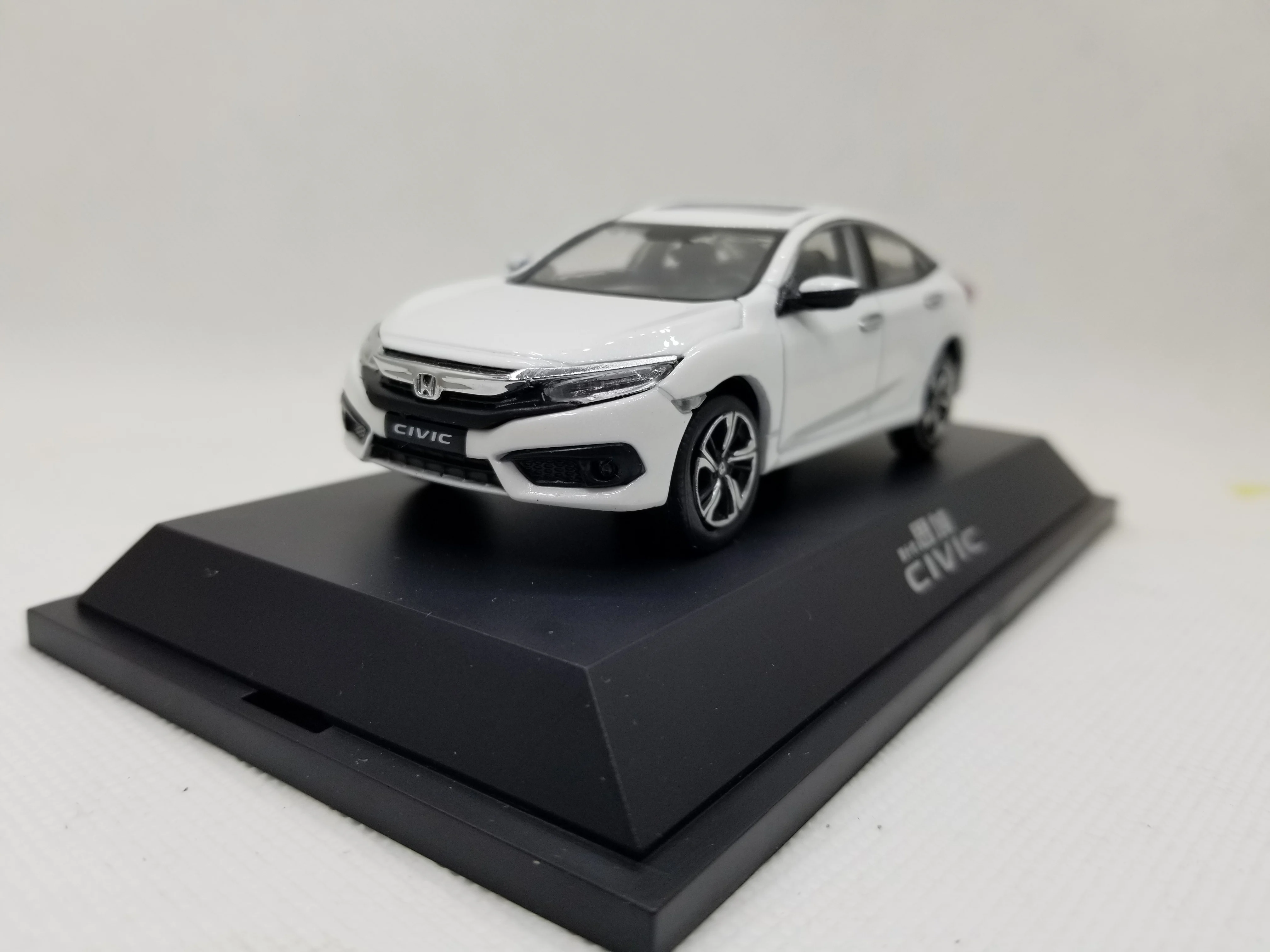 1:43 модель литья под давлением для Honda Civic 2016 MK10 игрушечный автомобиль из белого
