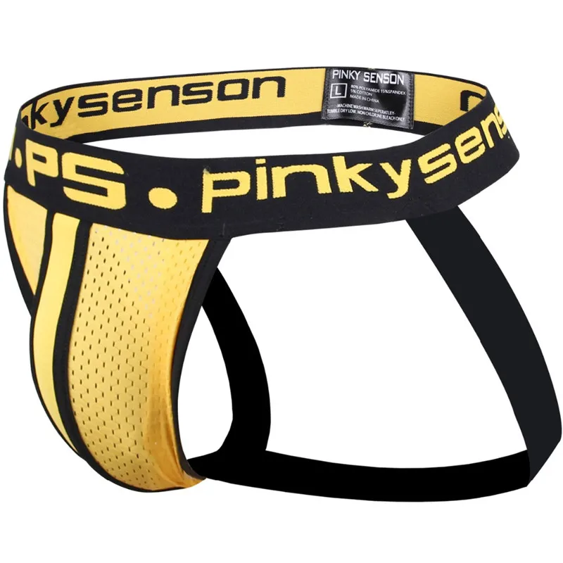 PINKY SENSON брендовая мужская одежда новая мода бандаж Танга сетка сексуальное