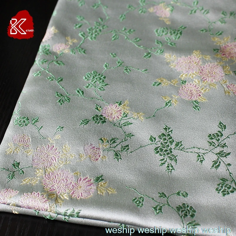 Chinese Jacquard Silklike fabric brocade Satin for COSPLAY/Kimono/Mongolia clothing/Stage suit 1order=1meter | Дом и сад