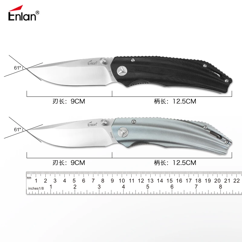 ENLAN нож для охоты и кемпинга тактические карманные ножи выживания 8cr13mov лезвие