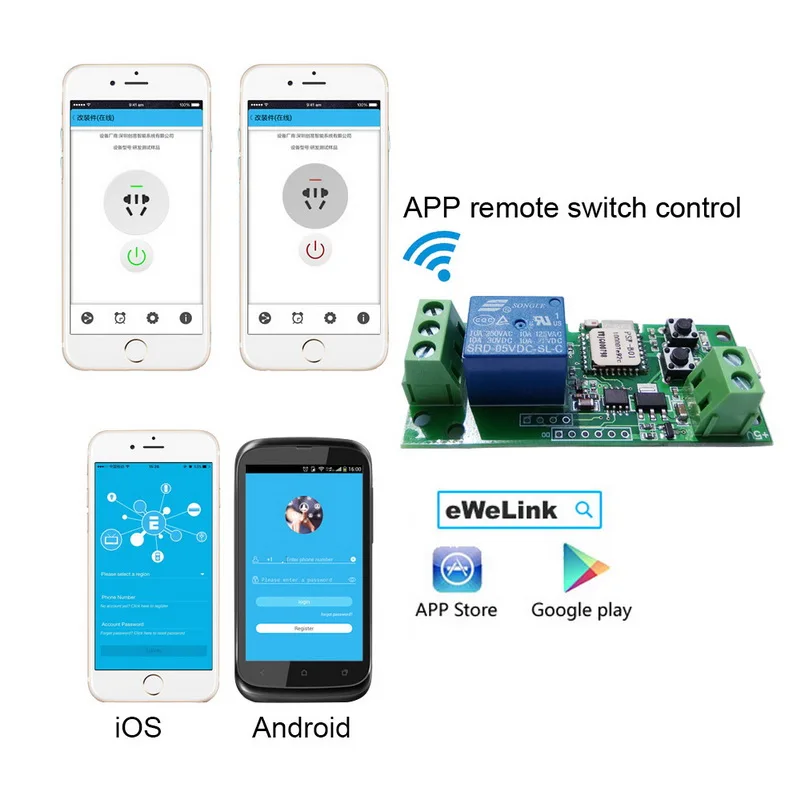 DC5V/5 V 32 переключатель Wi Fi Беспроводной Управление Умная бытовая техника доступа