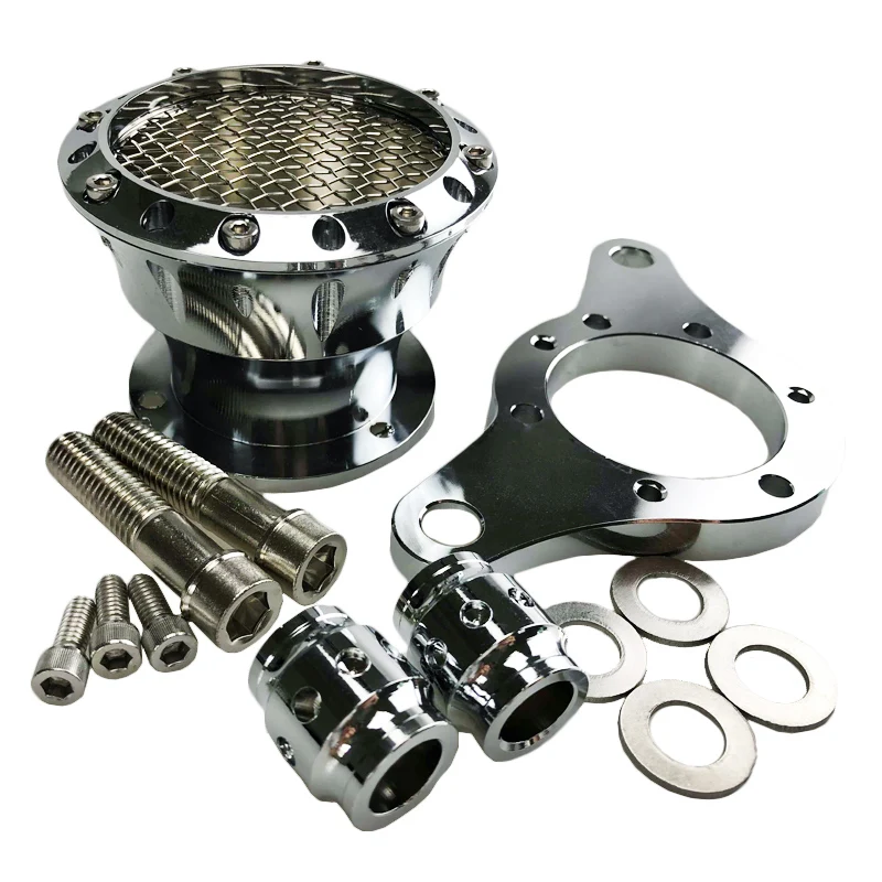 Воздушный фильтр для мотоцикла Chrome Velocity Stack впускной алюминиевый CNC Harley Sportster XL 2004