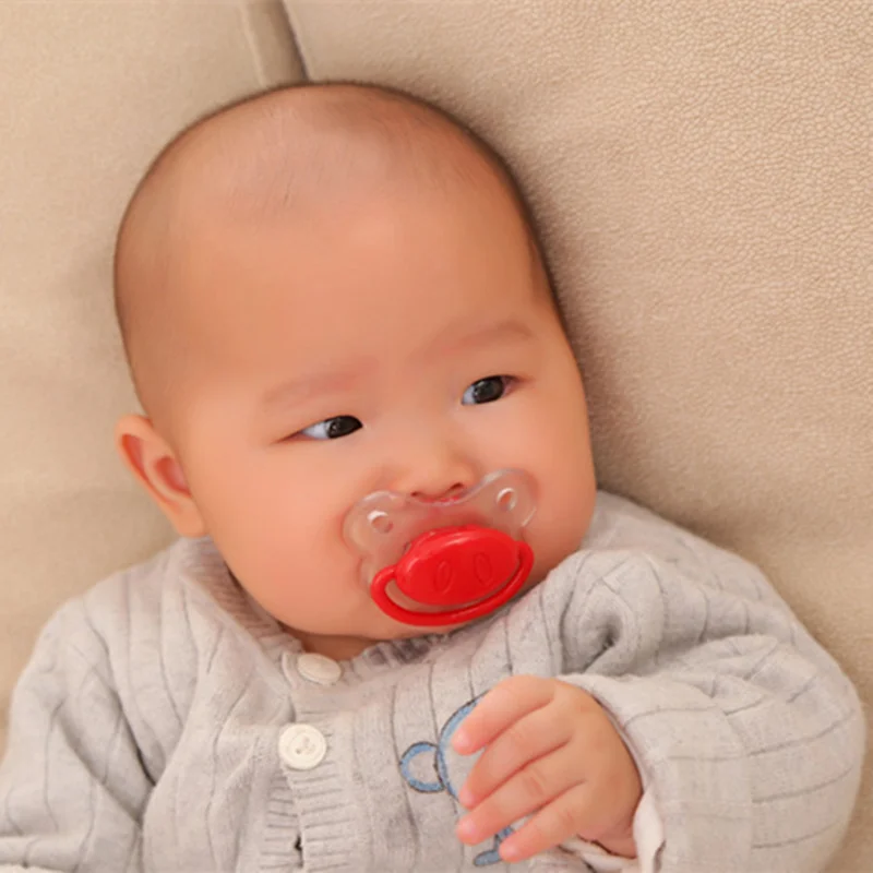 Горячие милые губы свинка нос пустышка смешные силиконовые соски большие