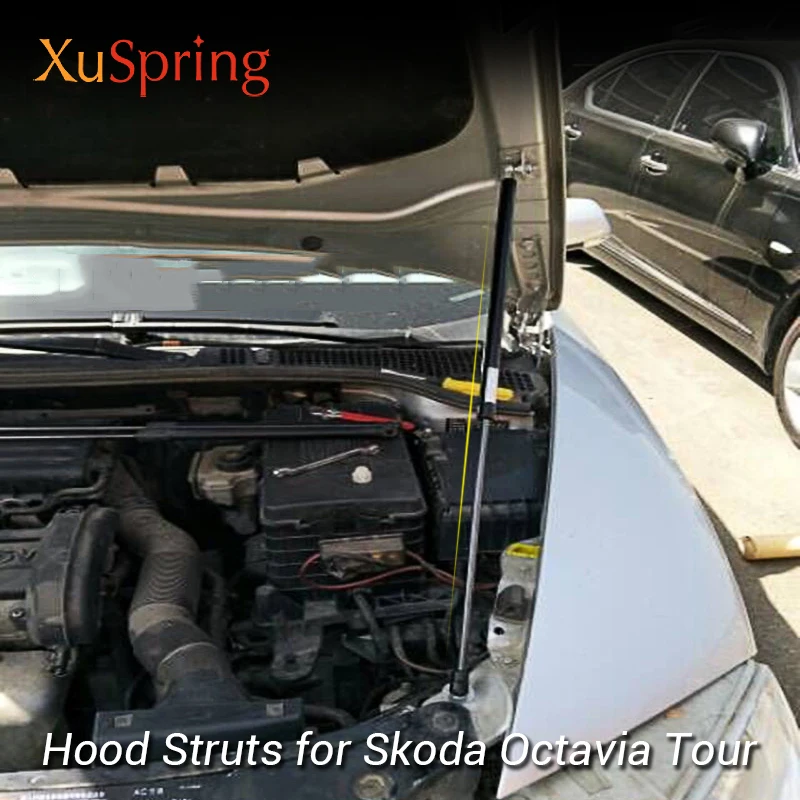 Для Skoda Octavia Tour prefacelift версия 2010 2011 2012 автомобильный-Стайлинг ремонт капота Газовый амортизатор подъемная стойка опорная штанга