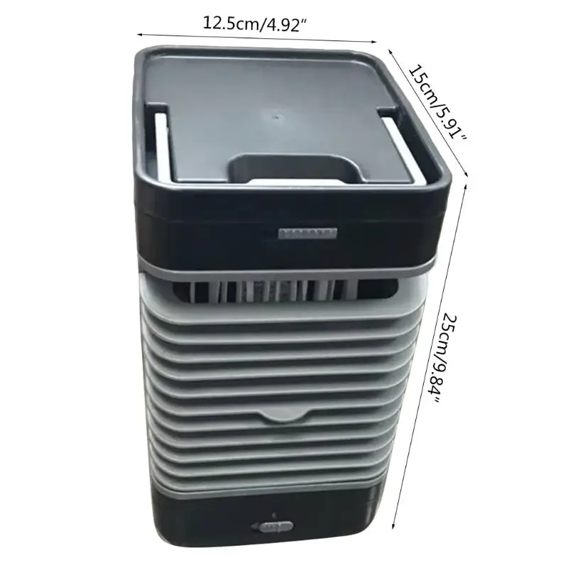 

3 In 1 Mini USB Portable Air Conditioner Conditioning Humidifier Purifier Air Cooler Rechargeable Personal Space Cooling Fan