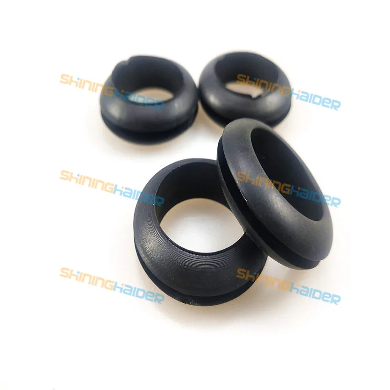 Защитные кольца из ПВХ для кабеля 1000 шт. внутренний диаметр 5 мм отверстие 7 черный