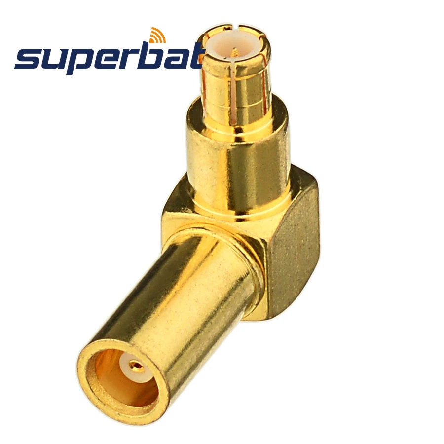 Superbat MCX Jack to Plug Adapter Right Angle RF Coaxial Connector | Мобильные телефоны и аксессуары