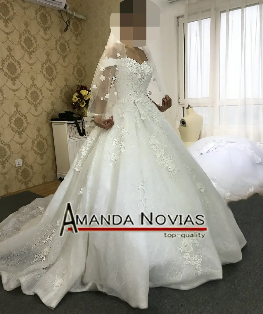2019 Amanda Novias реальные фотографии высококачественные брендовые свадебные платья