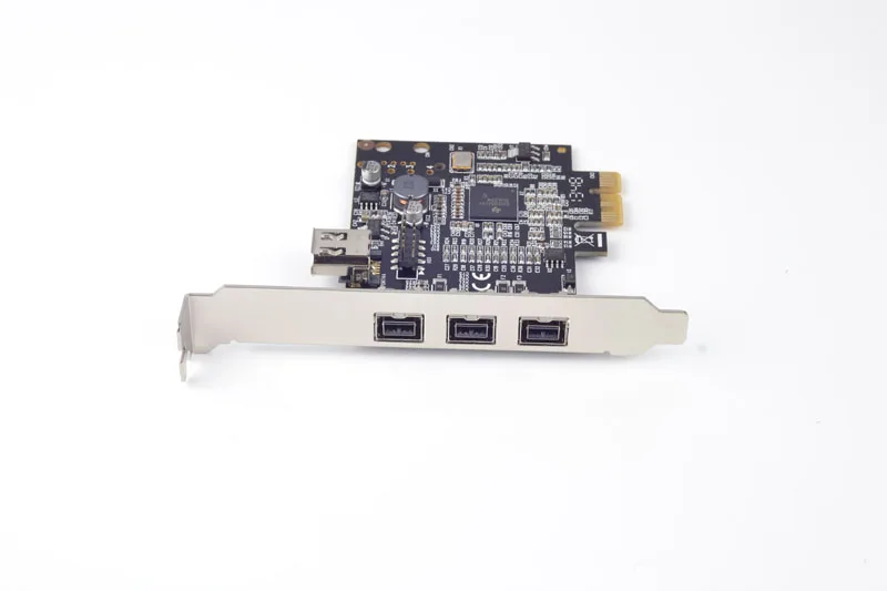 PCI-E до 1 порта Внутренний 1394a + 3 s Внешняя 1394b FireWire контроллер карты | Компьютеры и