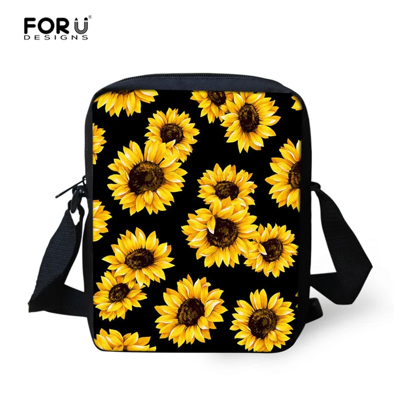L5268E FORUDESIGNS/Милые Подсолнухи, легкие рюкзаки для девочек, школьные сумки, Набор детских книжных сумок, детский школьный рюкзак, mochila escolar - Цвет: L5268E