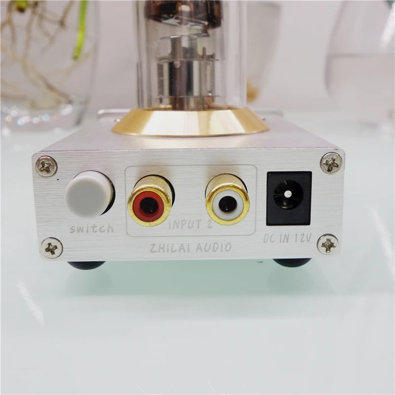 NEW ZHILAI T1 Classic 6N11 Tube HiFi Headphone Amplifiers &amp Music Audio Preamplifier amp With Power Adapter mini amps | Электроника