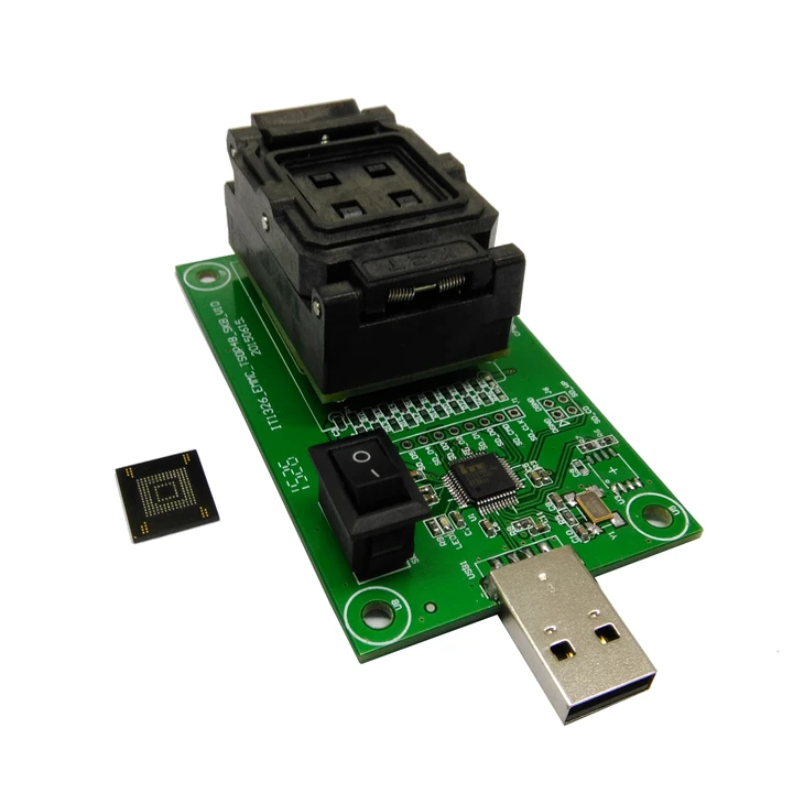 EMMC169/153 USB испытательный стенд программист/U диск BGA гнездо мобильный телефон