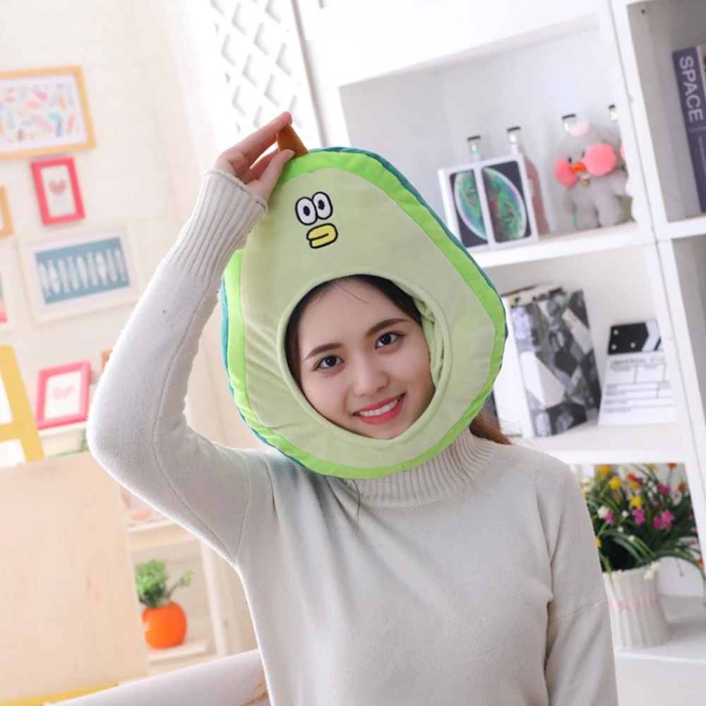 Плюшевая игрушка кукла искусственная кожа маска милая авокадо плюшевый