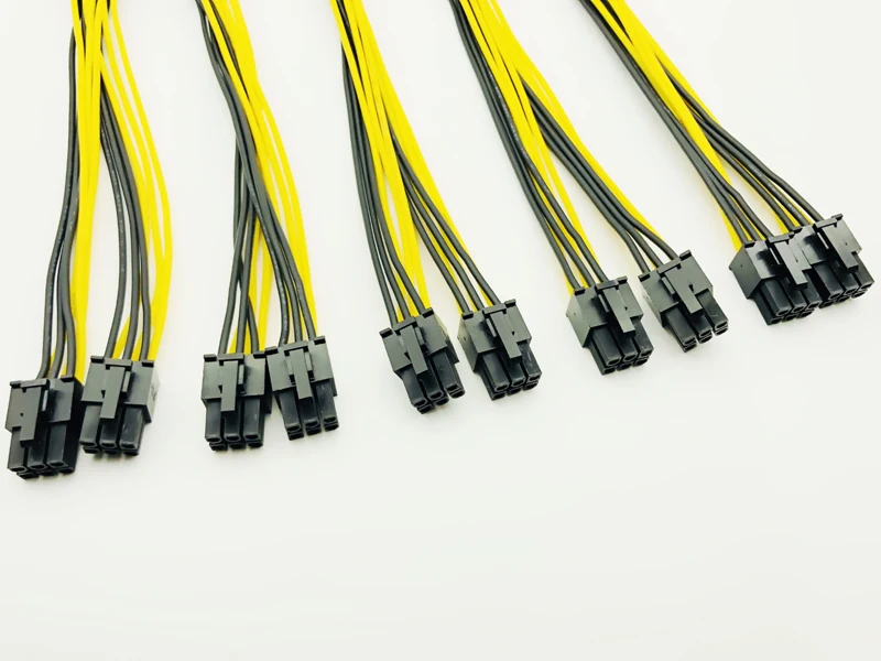 5 шт. 8 контактный разветвитель блока питания PCI E PCIe 20 см|Компьютерные кабели и