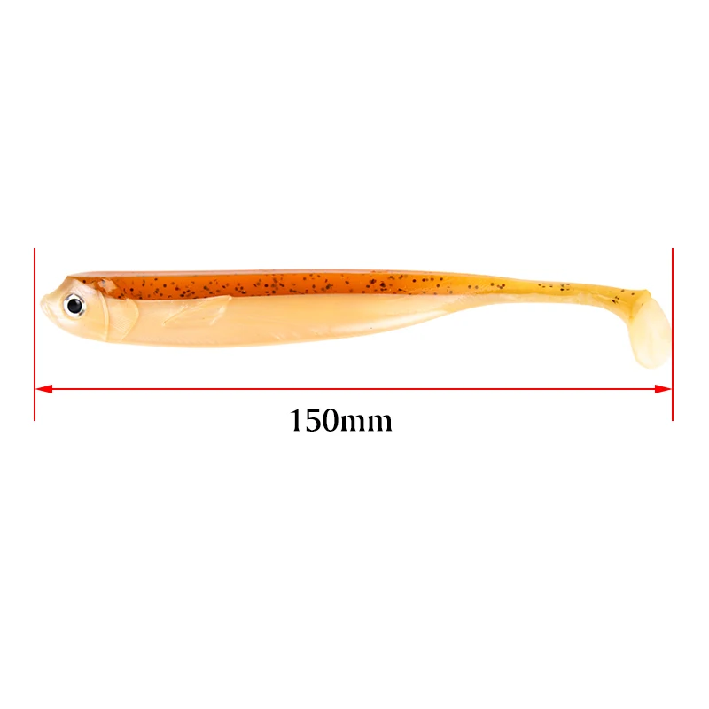 SEAPESCA 2 шт./лот рыболовные приманки Мягкая наживка 150 мм 16 г мягкие силиконовые для