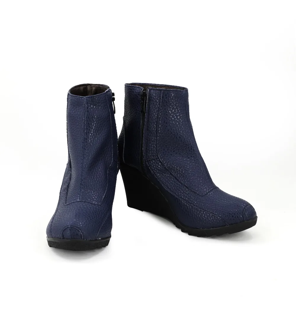 Сапоги для косплея муравьин и васп надеюсь Ван Дин синяя обувь на заказ |