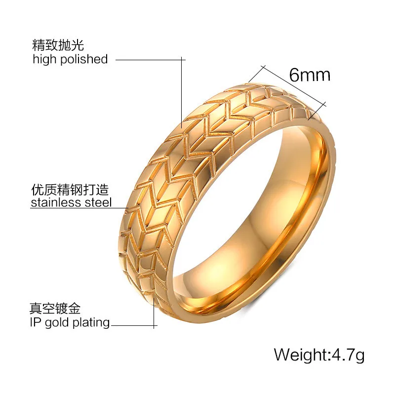 Мужское Винтажное кольцо с протектором из нержавеющей стали | Украшения и