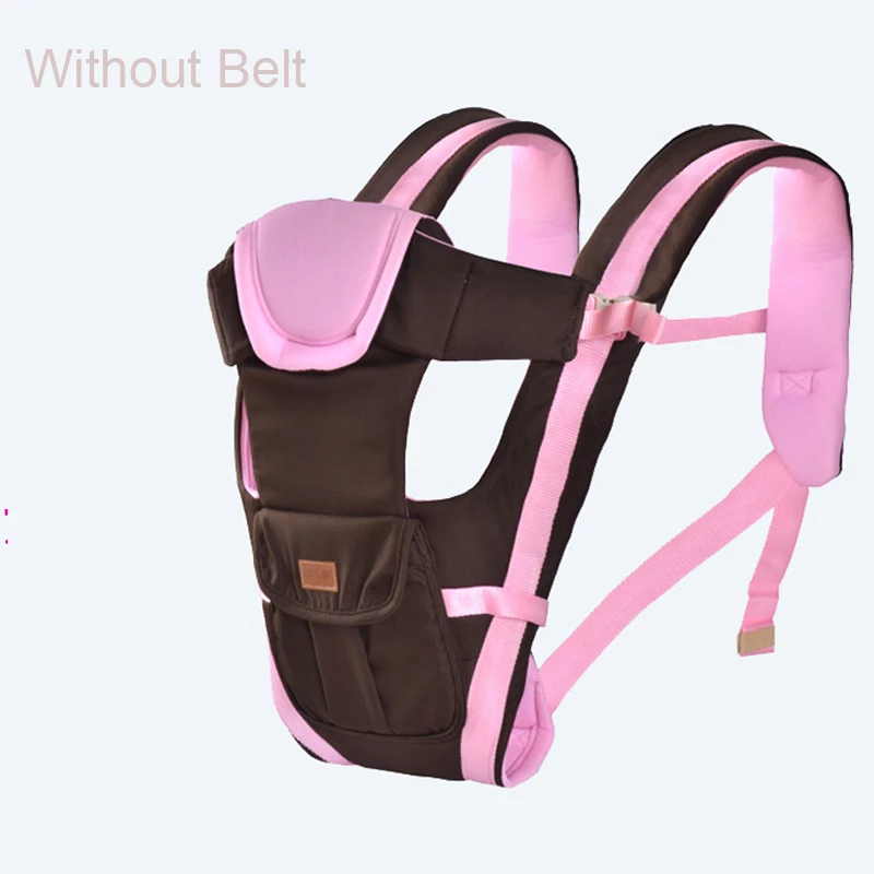 Pink Without Belt Многофункциональная переноска для детей 2-30 месяцев, переноска для младенцев, высокое качество, слинг, рюкзак, сумка-кенгуру - Цвет: Pink Without Belt