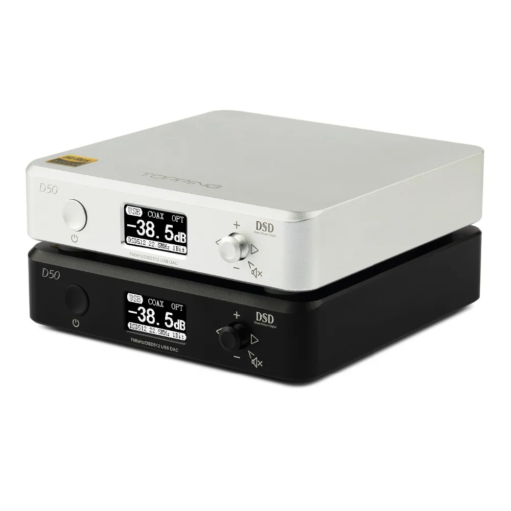 Топпинг D50 Hi Fi аудио ЦАП ES9038Q2M * 2 XMOS XU208 DSD512 USB 32Bit/768 кГц декодер|dac topping|decoder usbdecoder audio |