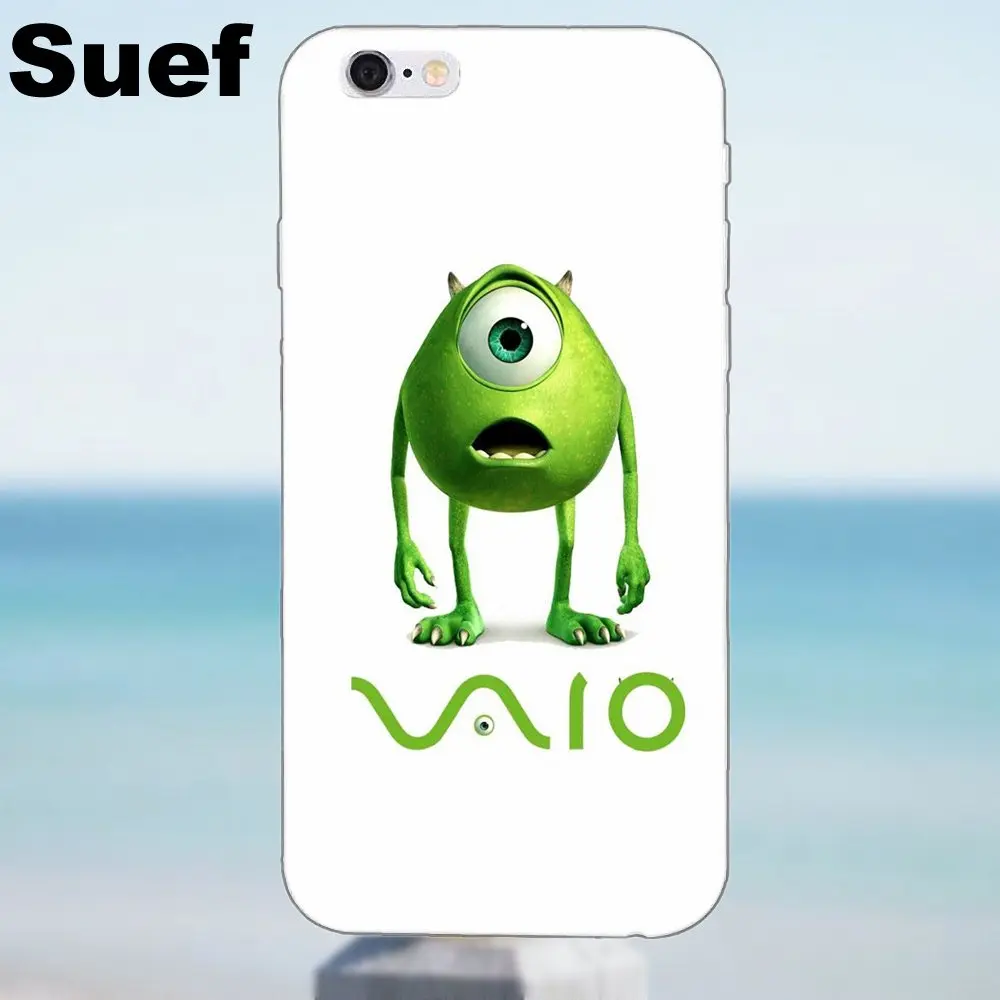 Suef для iPhone 4 4S 5 5S 5C SE 6 6S 7 8 Plus X Samsung Galaxy A3 A5 J1 J3 J5 J7 2016 2017 мягкий крутой лучший Mike Wazowski