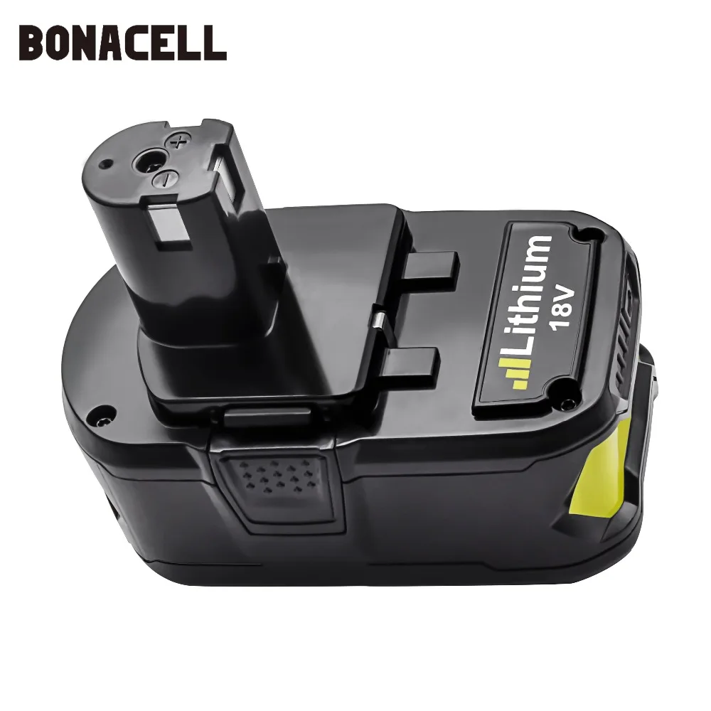 Bonacell 18V 4000mAh Li Ion P108 P 108 аккумуляторная батарея для Ryobi батареи RB18L40 P2000 P310 BIW180