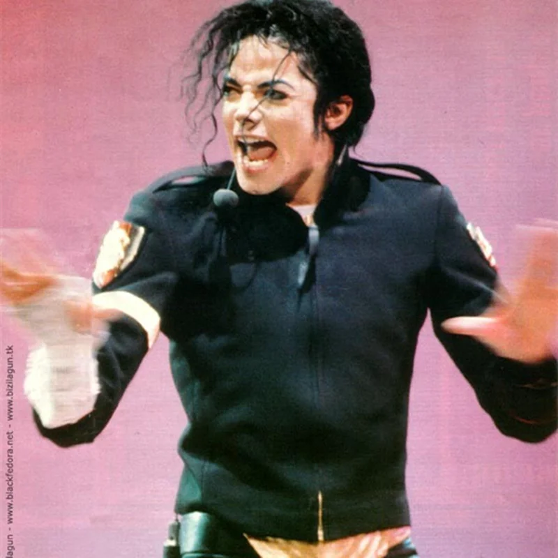 Редкий MJ Майкл Джексон Джем опасная черная фотография и перчатка Armbrace хлопок 100% в