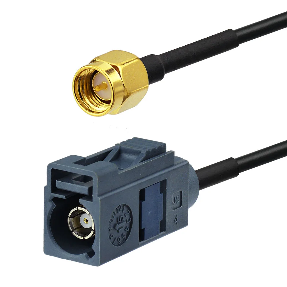 Eightwood преобразование Fakra прямой G разъем в SMA RF для DAB + Автомобильная цифровая