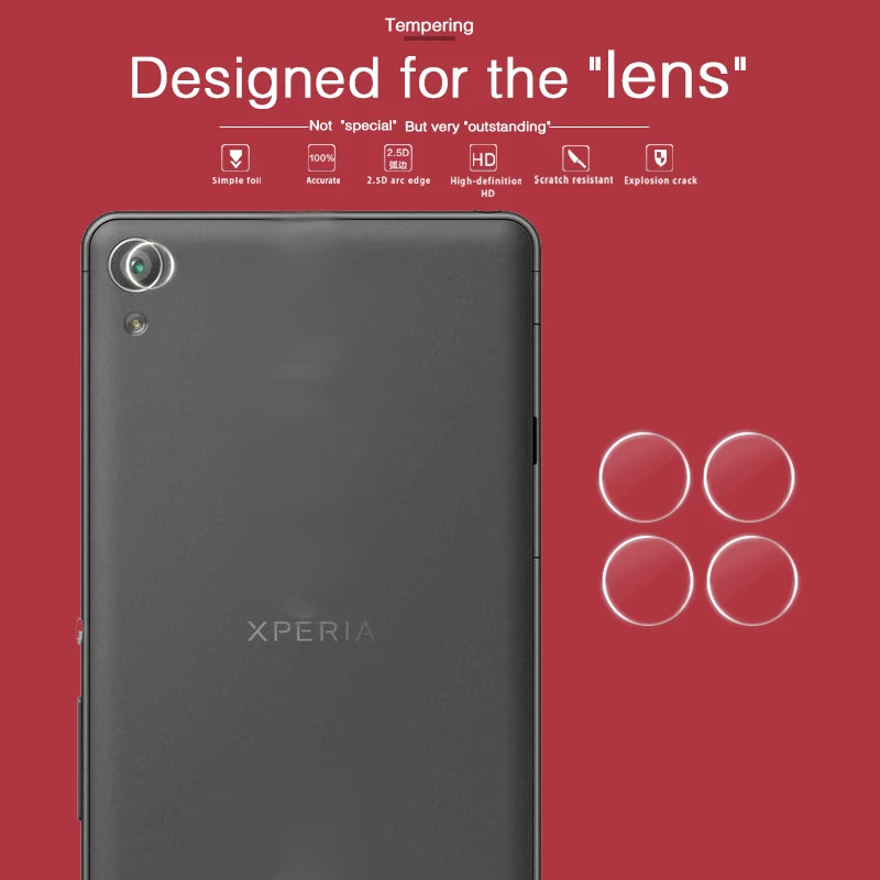 Объектив камеры защитная пленка из закаленного стекла для Sony Xperia XA XA1Plus XA2 плюс