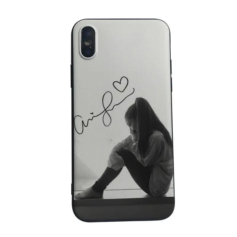 Мягкий резиновый чехол для телефона MaiYaCa Cat Ar Ariana Grande из ТПУ iphone 6s X 8 8plus 7 7plus 6plus 5S SE