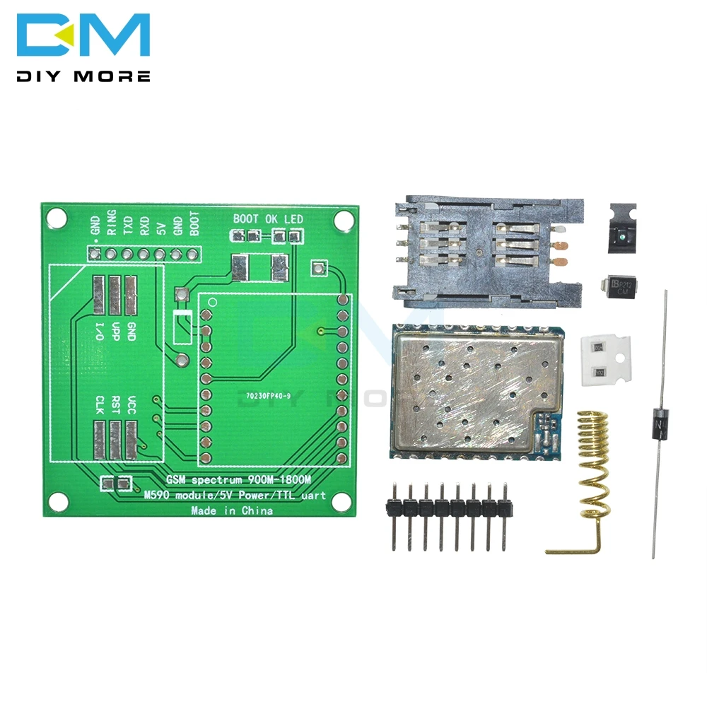 M590E GSM GPRS плата модуля частоты SMS сообщения Diy наборы M590 стандартный набор
