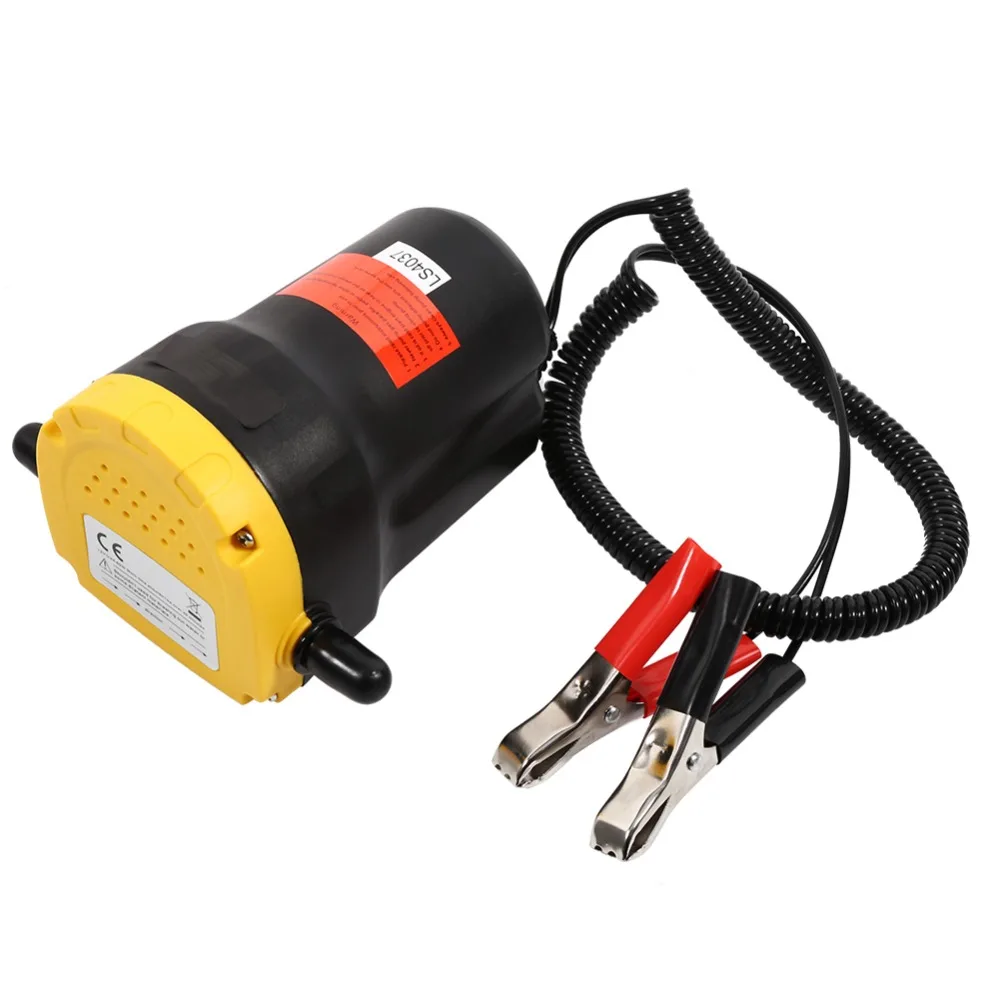 

12V Self-Priming Diesel Oil Fluid Transfer Extractor Pump Electric Suction For Car Motorbike Boat cleaning Changes