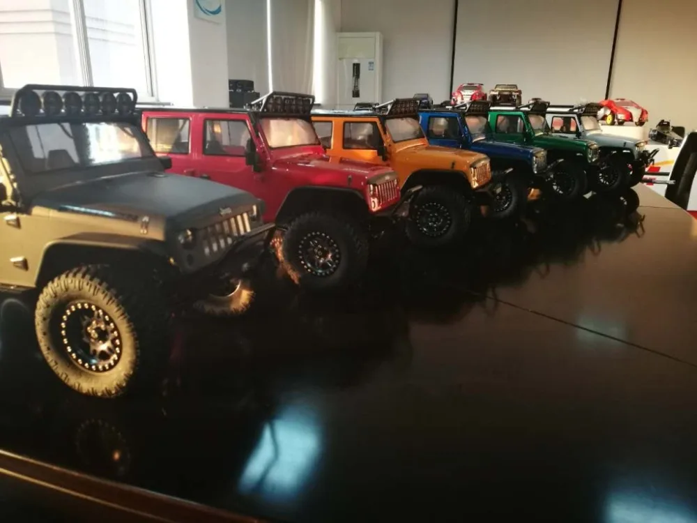 Корпус для тяги хобби основатель 1/8 RC металлический RocK Cralwer 4x4 грузовик wheebase 374 мм