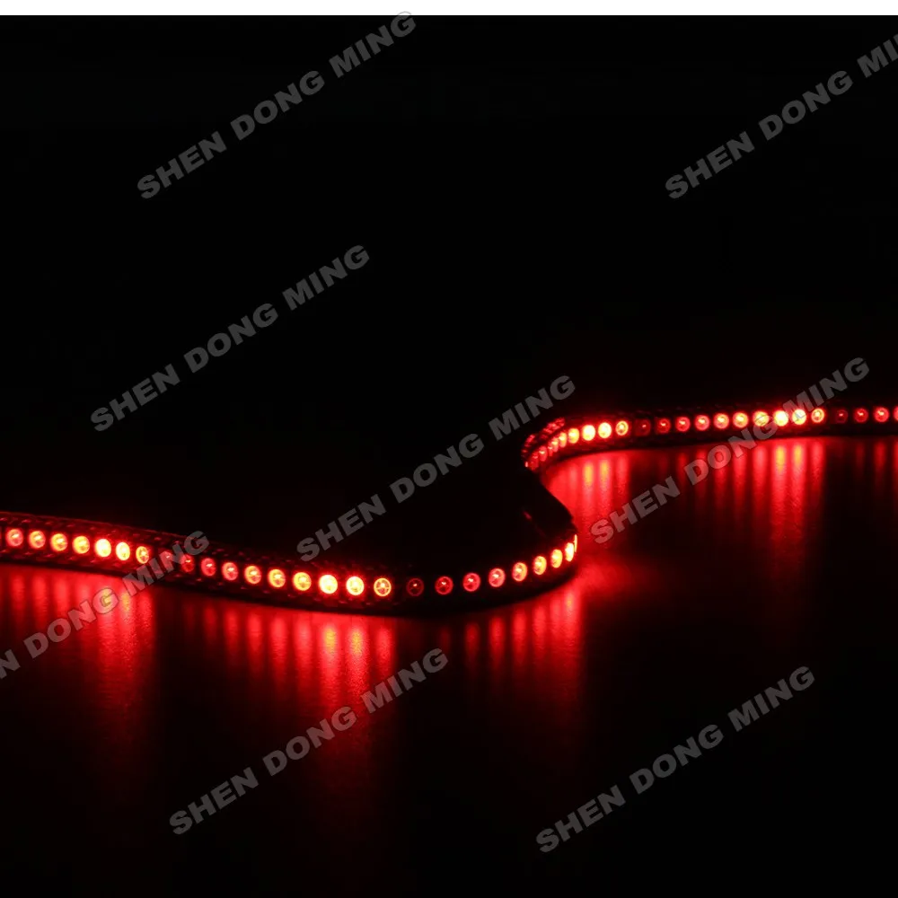 100 м/лот WS2812 светодиодные полосы пикселей, 144led 144IC/M DC5V встроенный IC белый/черный pcb светодиодный цифровой ce и rohs утвержденных