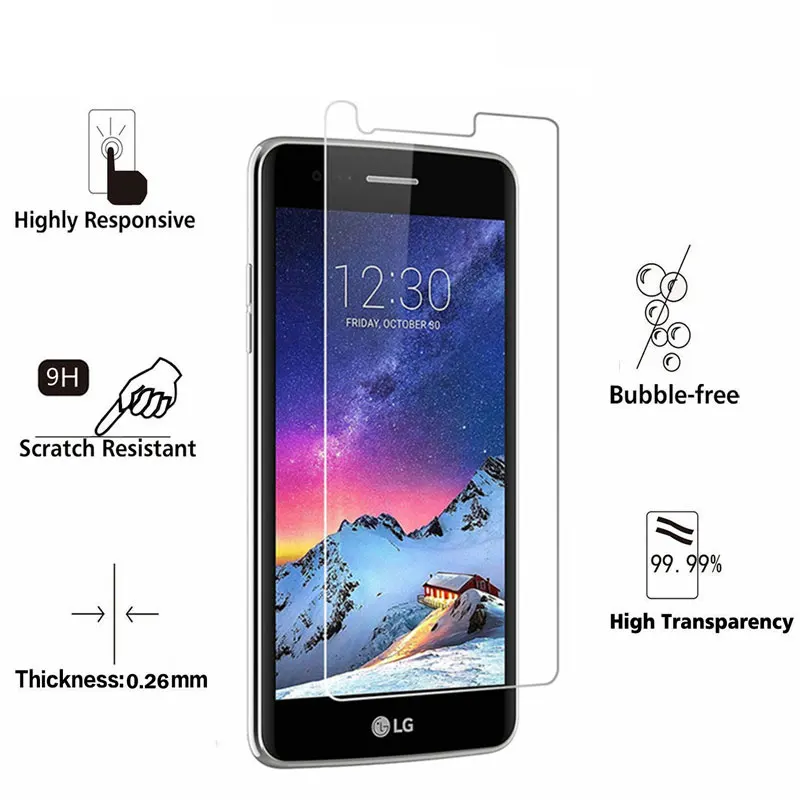 FQYANG 9 H 2.5D закаленное Стекло для LG X power 2 MAX Маха MANGNA V10 V20 V30 D690 зона нулевой защитное
