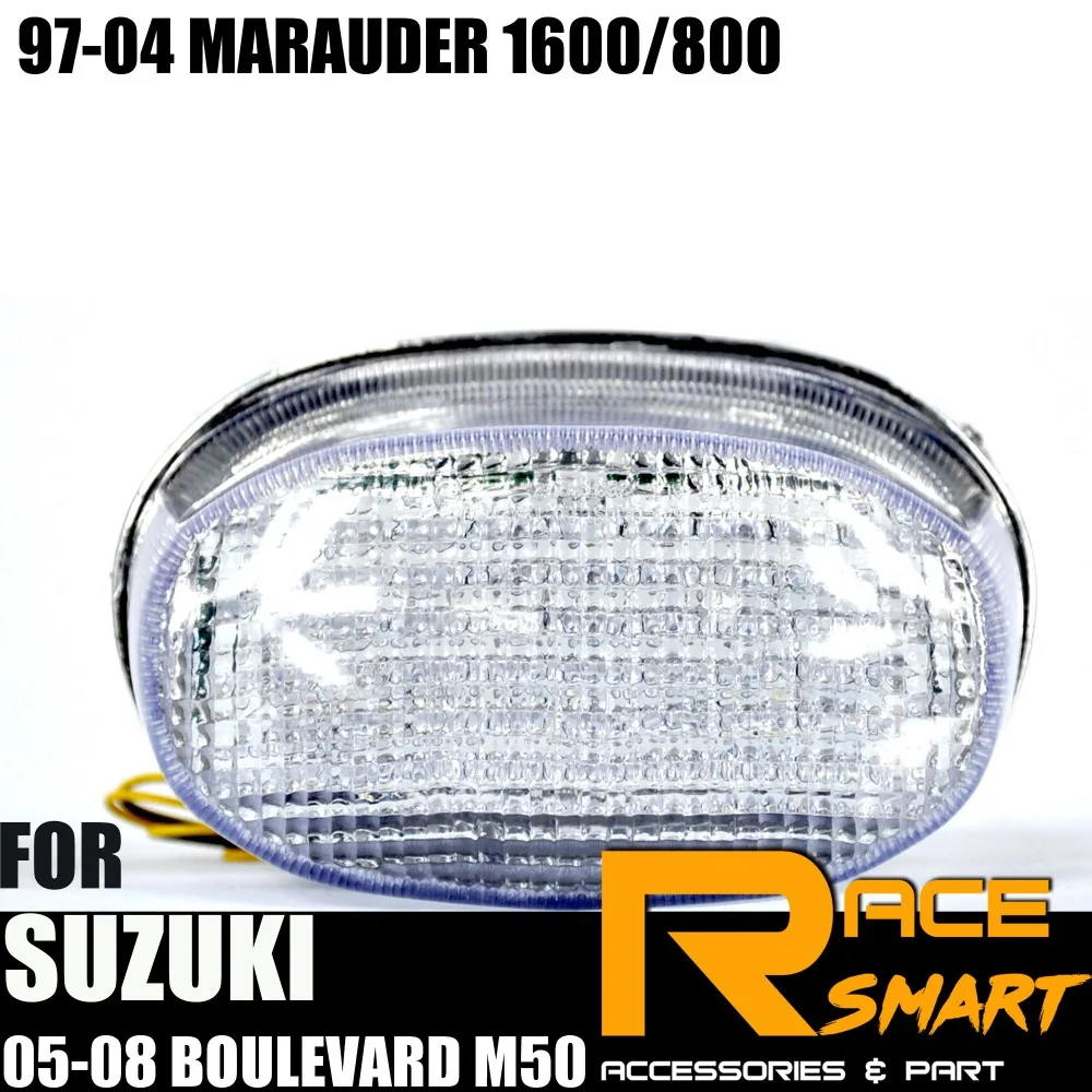 Задний фонарь мотоцикла для SUZUKI 1997 2004 MARAUDER 1600 800 светодиодный фонасветильник