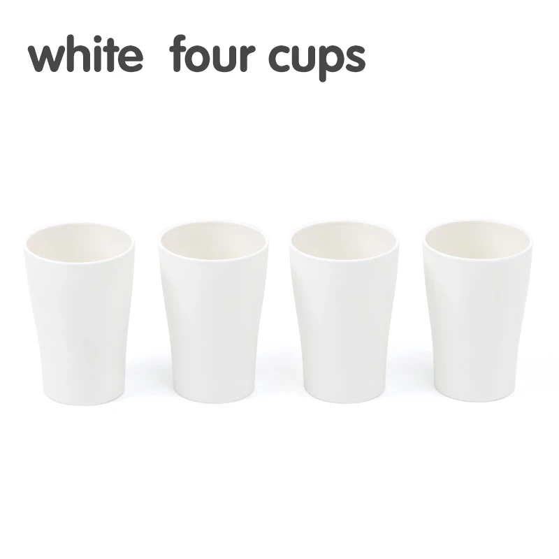 white 4 cups BNBS аксессуары для ванной комнаты зубная щетка Зубная паста держатель с чашкой для полоскания рта настенный бритвенный держатель для зубной пасты Органайзер подставка - Цвет: white 4 cups