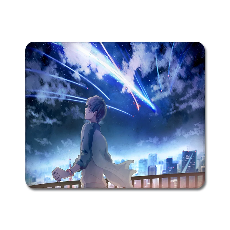 Makoto Shinkai ваше имя японский аниме природа резиновый коврик для мыши ноутбука