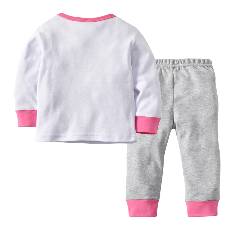 Детская одежда рождественские пижамы со снеговиками костюм домашняя для девочек