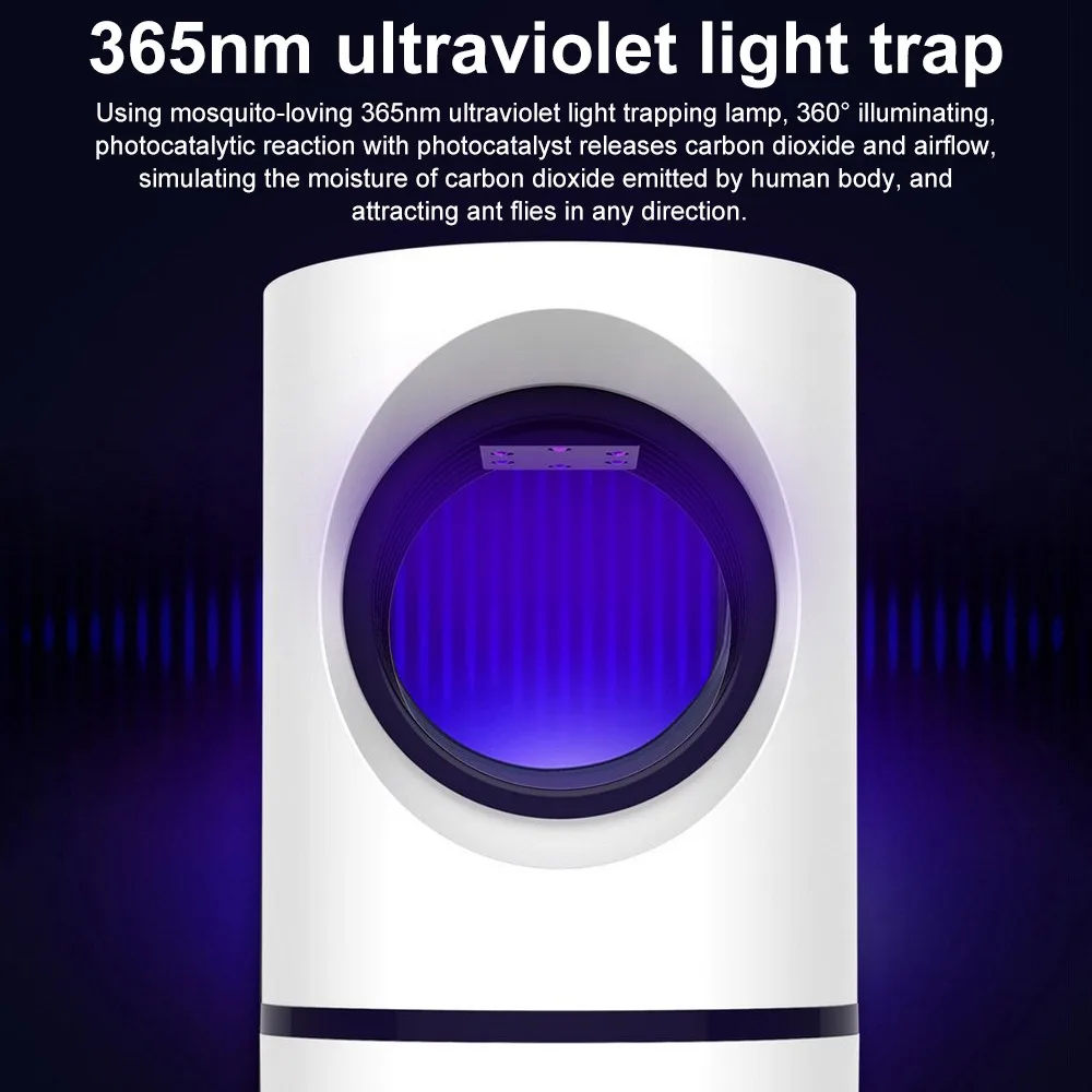 Защита от низкого напряжения ультрафиолетовый светильник USB инсектицидная лампа