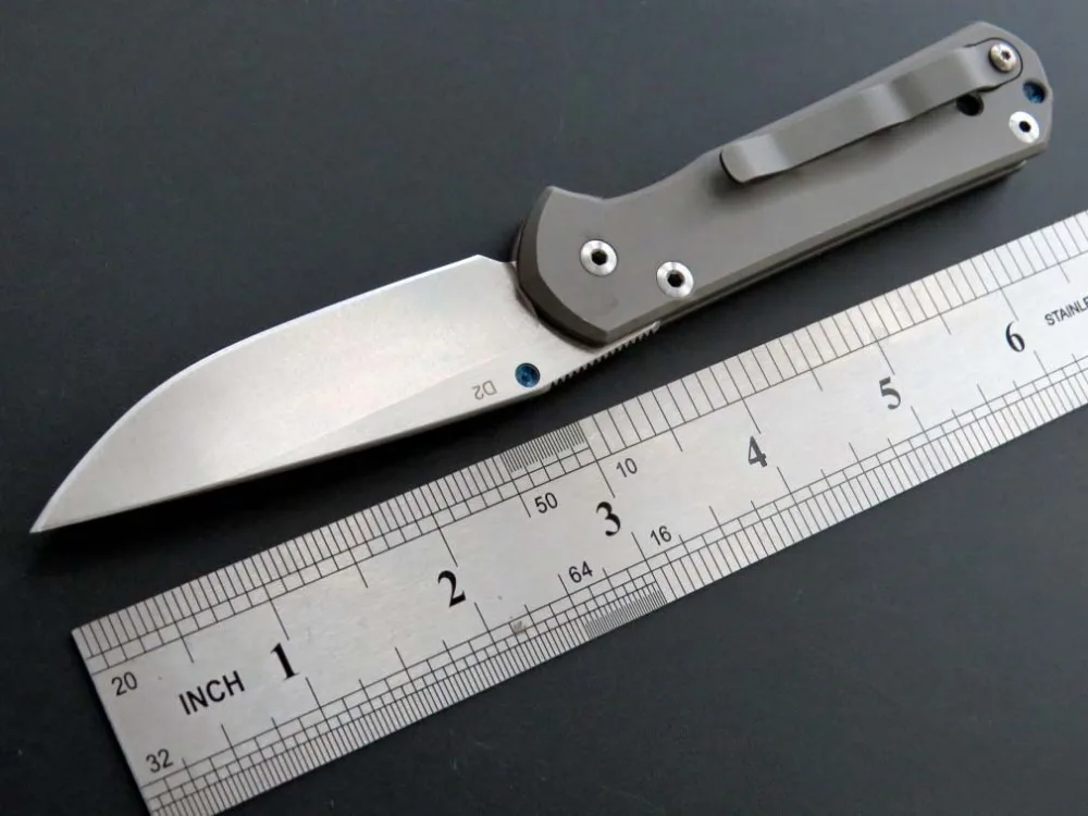 Складной нож Sebenza ручной инструмент из стали D2 с титановой ручкой для