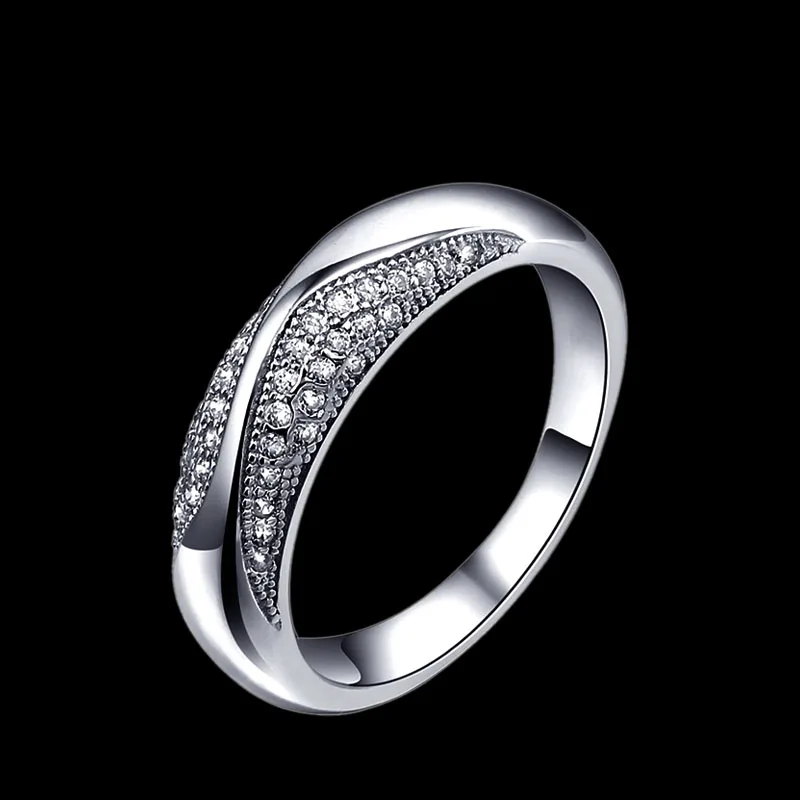 Настоящее серебро 990 пробы свадебные кольца для женщин или мужчин проложенные