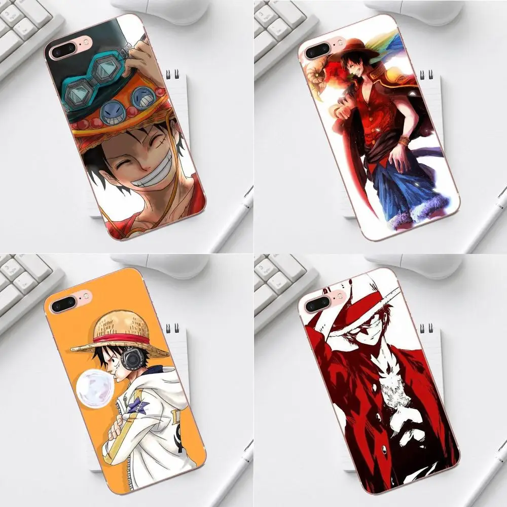 Топ детальный чехол для телефона One Piece Monkey D Luffy iPhone 4 4S 5 5C SE 6 6S 7 8 Plus X XS Max XR Galaxy A3 A5 J1